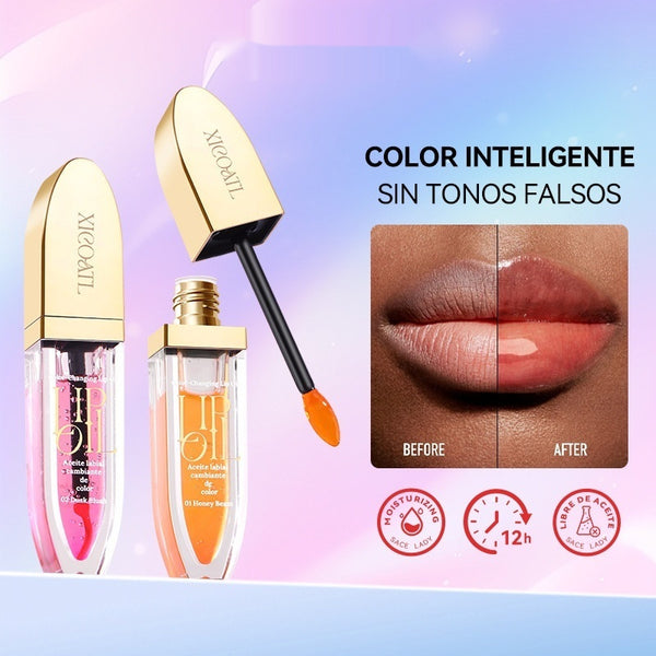 Lip Gloss Color Changing Lip Oil Lip Nourishing Moisturizing Hydrating