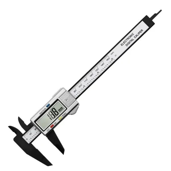 Digital Vernier Caliper 150Mm Plastic Measuring Tool With Lcd Display For Students Engineers Mini Precision Ruler