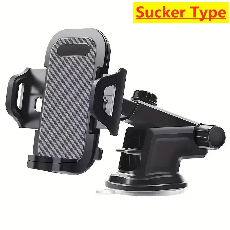 360° Windshield Car Phone Holder Car Dashboard Mobile Cell Support Bracket Universal Sucker for iPhone 16 15 14 Samsung Xiaomi