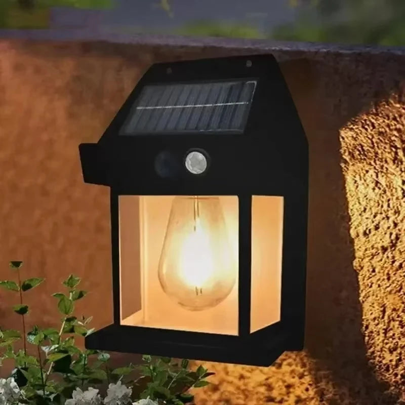 Powerful Outdoor Solar LED Street Light Waterproof Solar Lamp Garden Yard Pathway Wall Decoration External Lighting Fixture