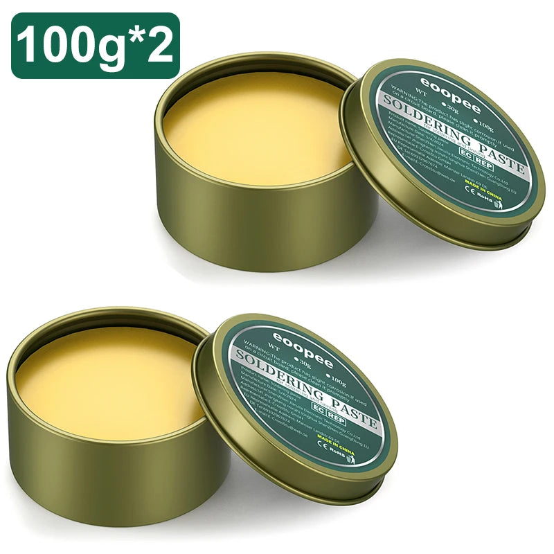 Solder Paste Rosin Flux 10g/30g/100g Lead-free Welding Flux Iron Repair Welding Paste Soldering Tin Soldering Oil Soldering Flux