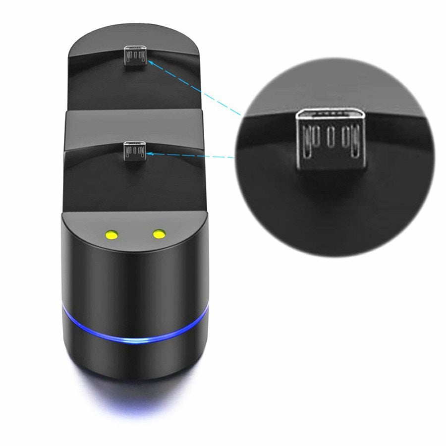 Playstation 4 Charger Kit  Dual Usb Charging Dock Station Stand For Ps4 Controller