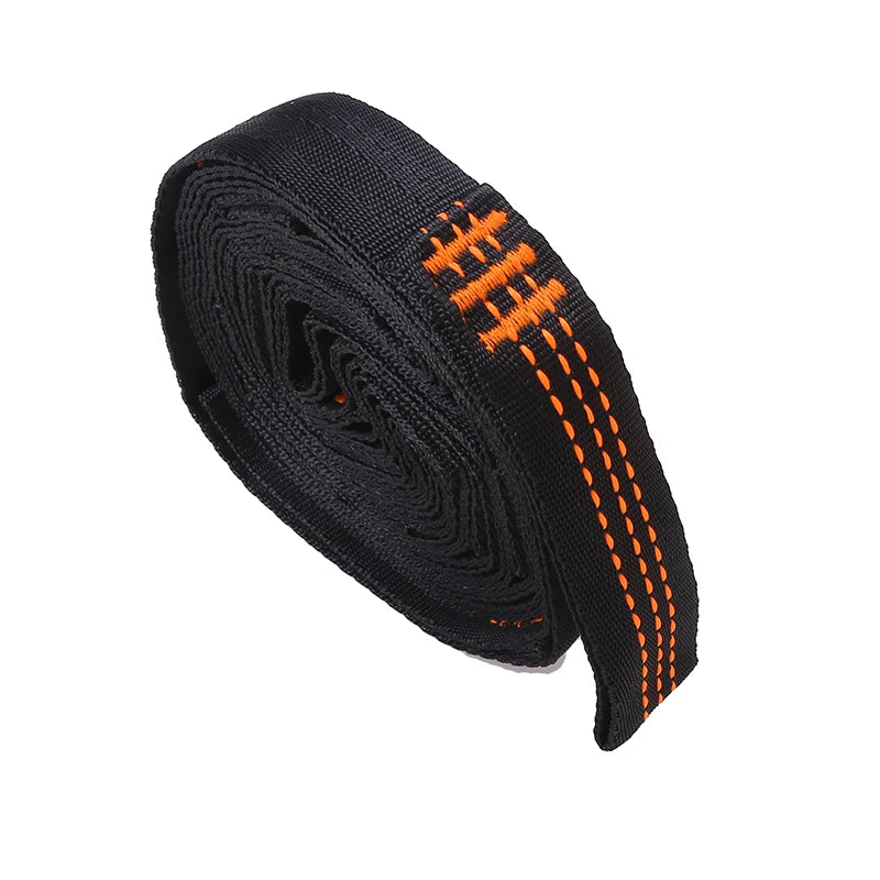 2Pcs High Bearing Capacity Hammock Straps 600lbs Breaking Strength Polyester Hammock Belt Rope 5 Ring Correias De Poliéster