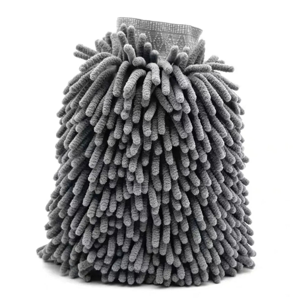Car Wash Gloves Chenille Glove Plush Rags Thickened double-sided Car Supplies Cleaning Tools Auto Acessories Car Detailing