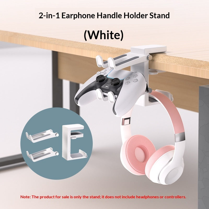 Multi-functional Headset Stand Clip Rotating Rack Gaming Controller Holder