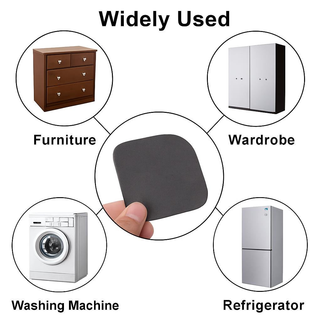 4/8pcs/set New Washing Machine Anti Vibration Pad Shock Proof Non Slip Foot Feet Mat Non-slip Mats Stand Refrigerator Home tools
