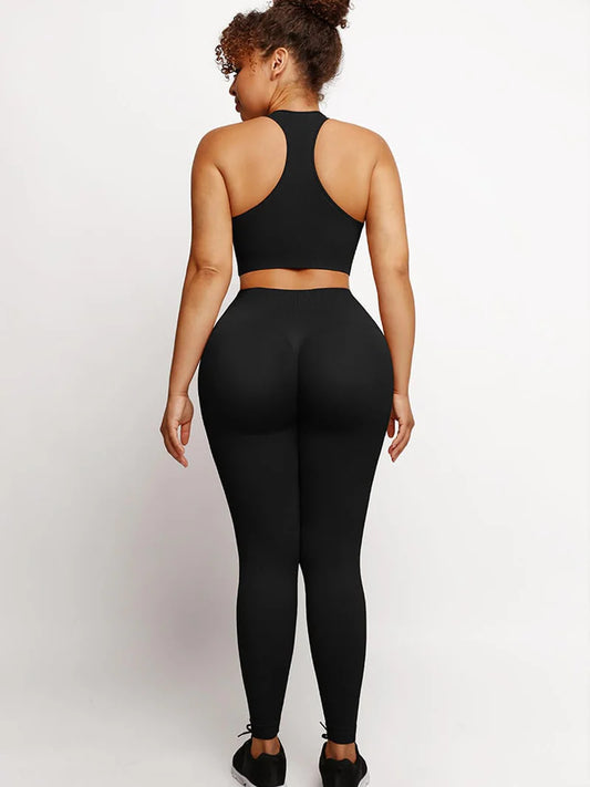 Seamless Shaping Leggings & Supportive Top Set