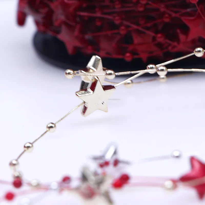 1M Mini Colorful Christmas Fairy Lights Fake Light String Dollhouse Decor Miniature Craft Furniture Accessory Pretend Play Toy