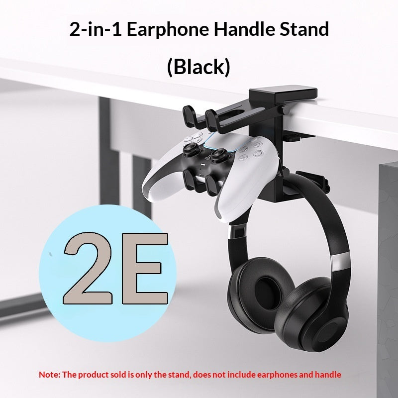 Multi-functional Headset Stand Clip Rotating Rack Gaming Controller Holder
