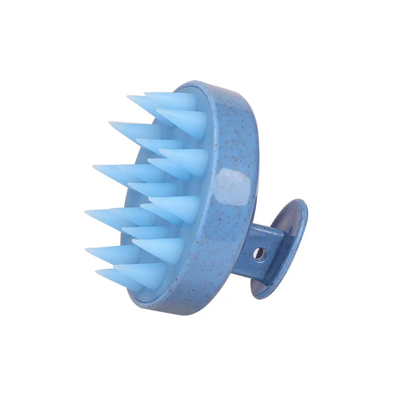 Silicone Shampoo Brush Head Scalp Massage Comb Hair Root Itching Clean The Scalp Thoroughly Body Massage Brush Bath Brush